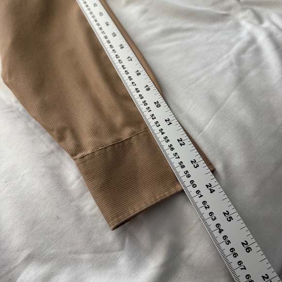 Joseph Abboud Men's Regular Fit Long Sleeve Button Up Shirt Caramel 15.5 - 32/33 - Picture 9 of 12